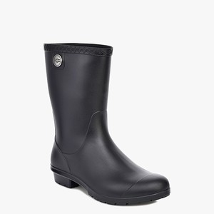 Ugg Sienna Matte Rain Women All-Weather Boots Black (3568UJNVS)